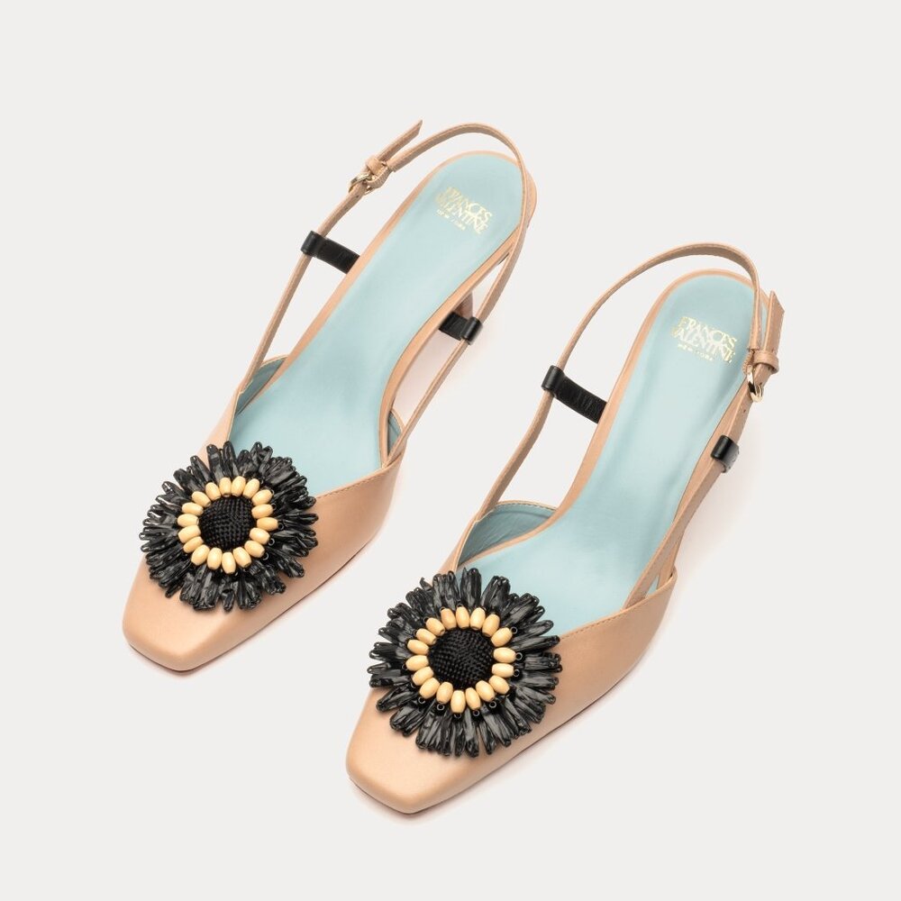 Liza Raffia Slingback Pump Natural 7